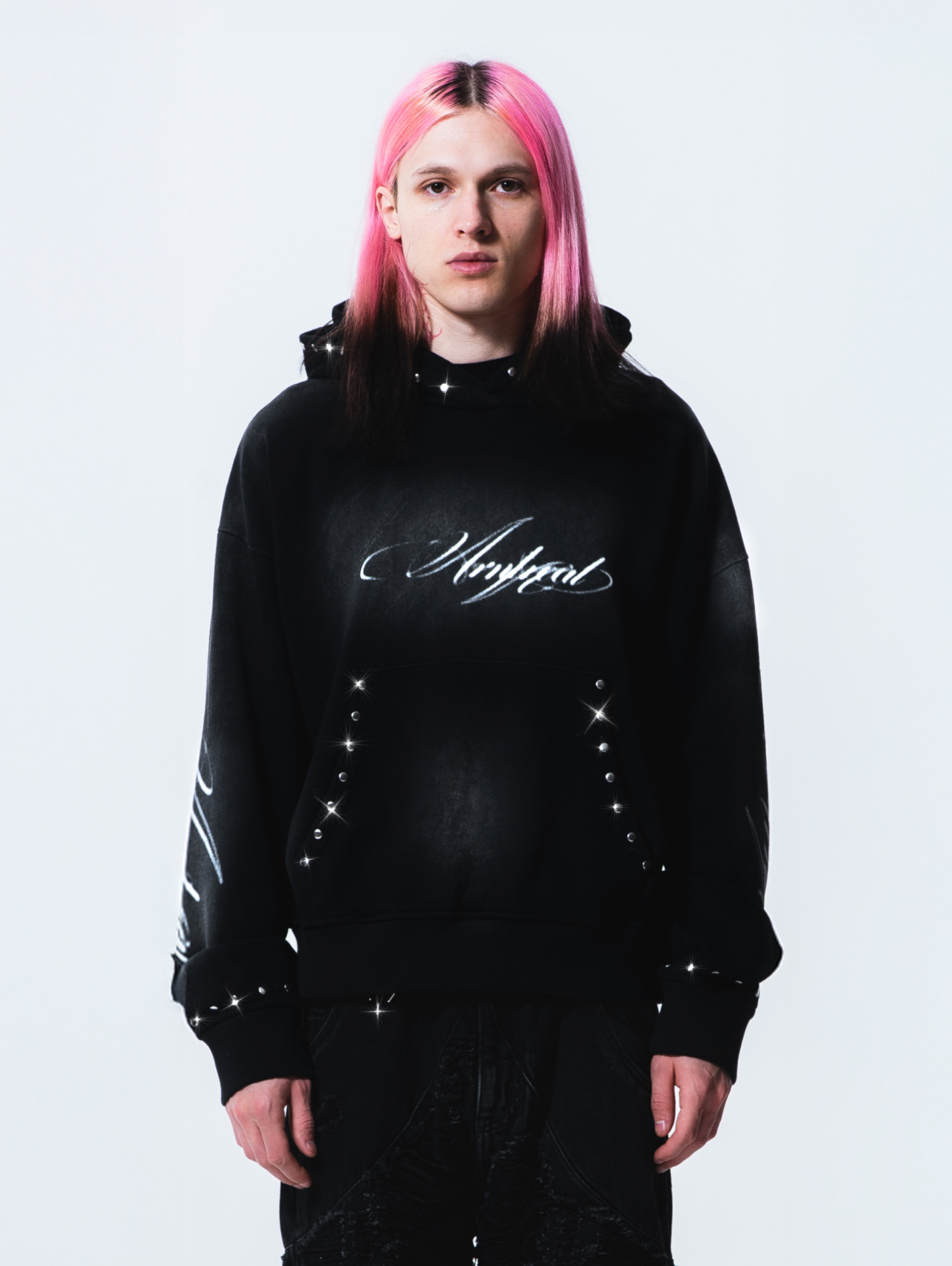 Clout Black Hoodie