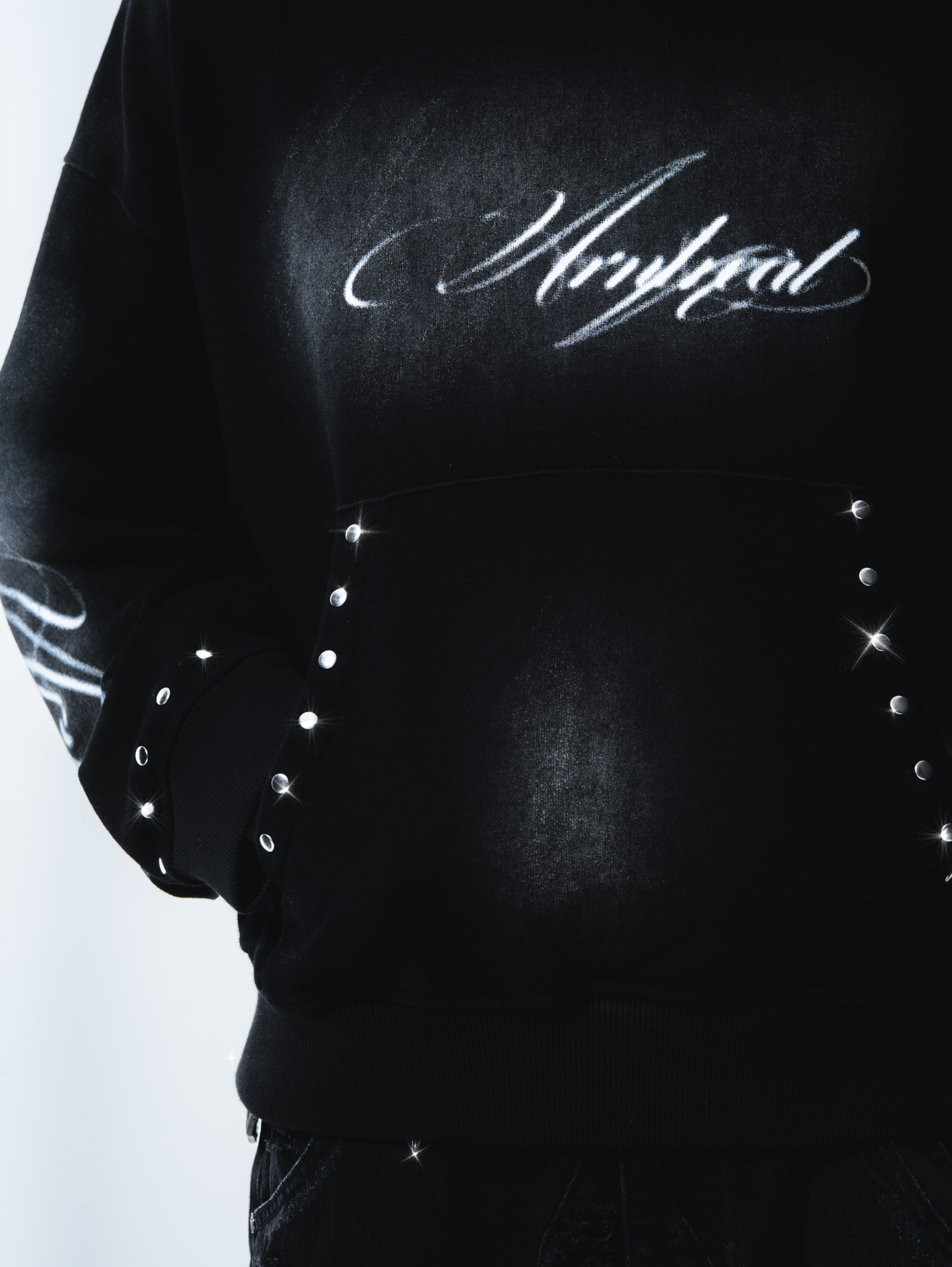 Clout Black Hoodie