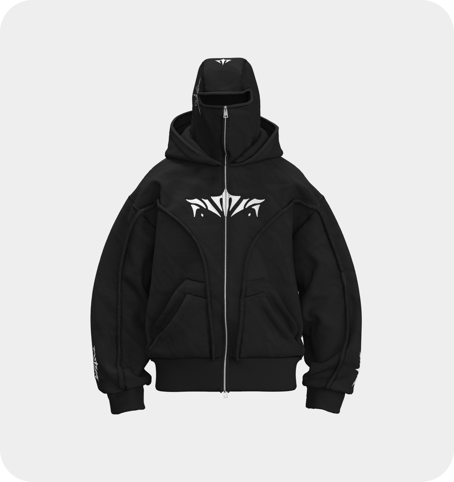Phantom Hoodie Full Black