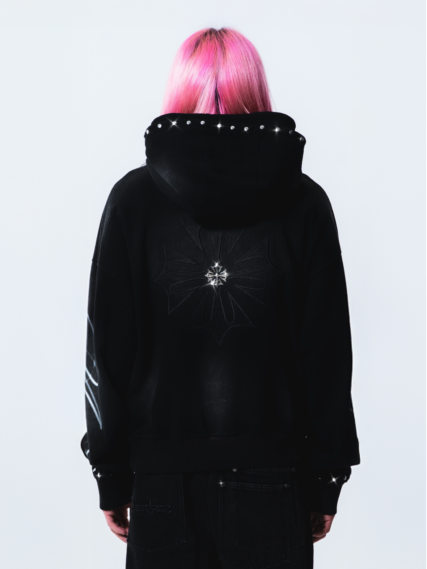 Clout Black Hoodie