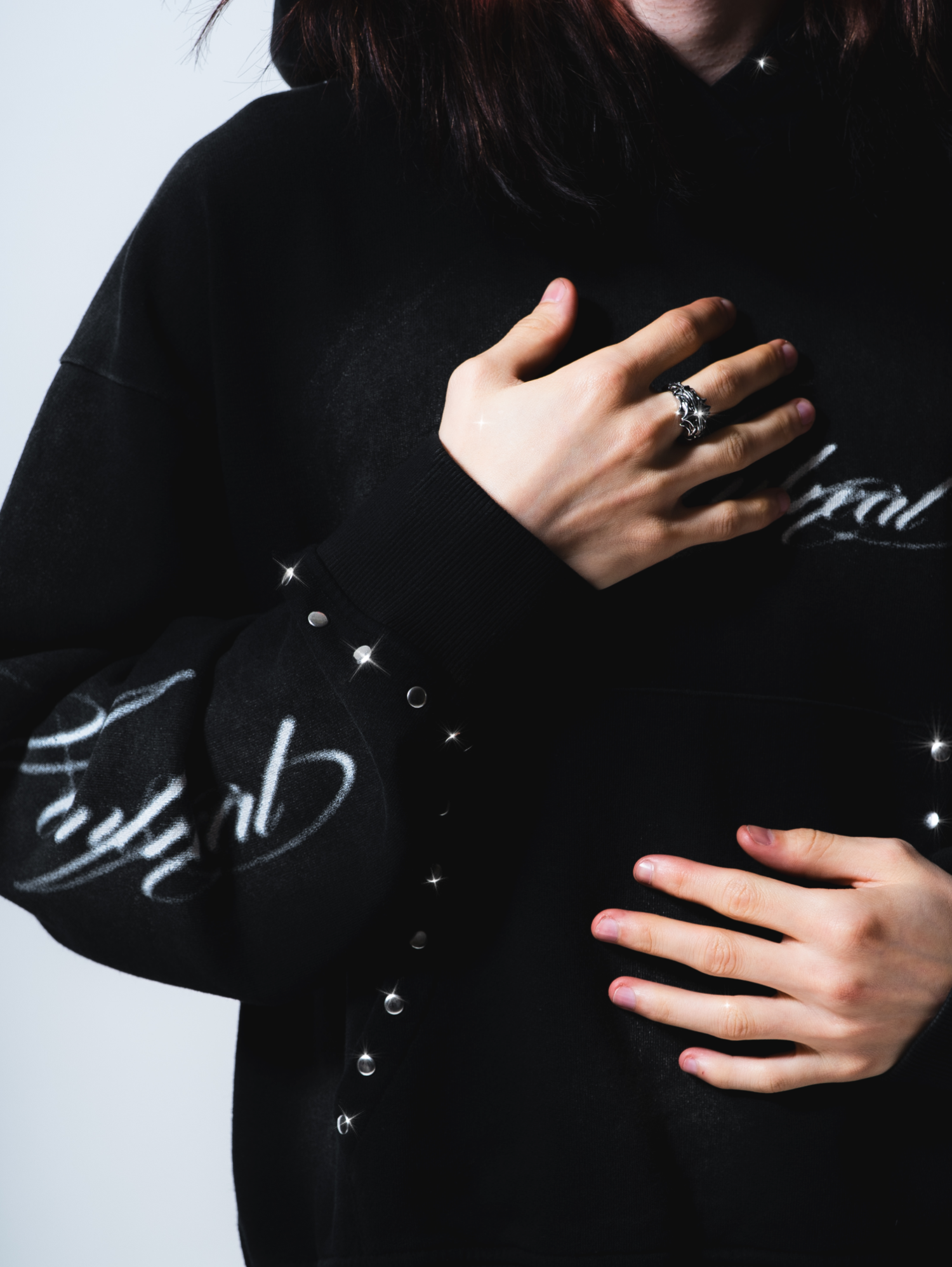 Clout Black Hoodie