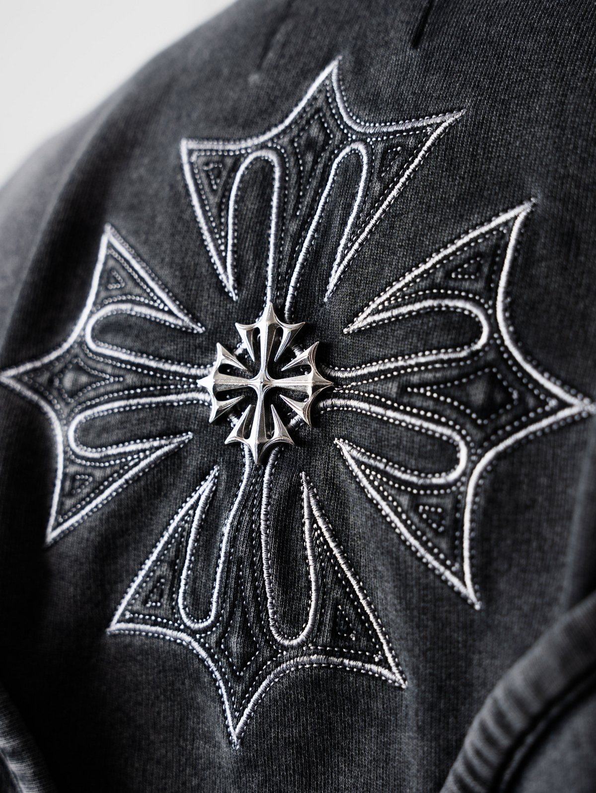 Wash Black Phantom Hoodie